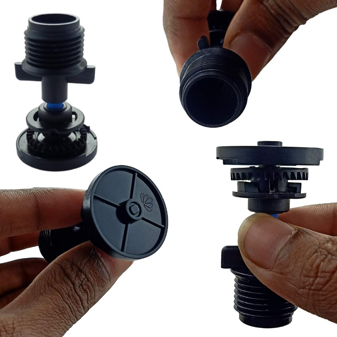 DIY Crafts Pack of 2 Pcs, Multi, R10-PRO Low Speed Gear Rotary Medium Size Sprinkler Gard (Pack of 2 Pcs, Multi)