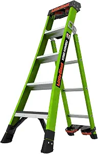 Little Giant King Kombo 5 ft Fiberglass Industrial Ladder