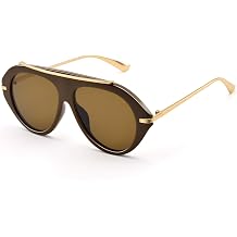 AZorb Retro Oversized Aviator Sunglasses for Women Men, Vintage Shades