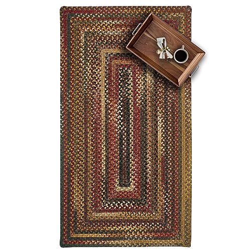 Capel-American-Heritage-Woodstone-3-0-X-5-0-Concentric-Rectangle-Braided-Rug Capel American Heritage Woodstone 3 0 X 5 0 Concentric Rectangle Braided Rug
