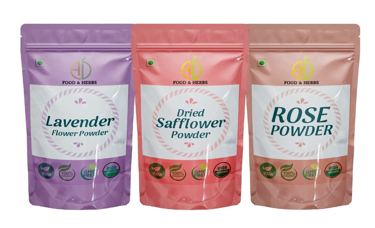 See full amazon price history chart for A D Food & Herbs Combo of safflower/Lavender/Rose Flower Powder Aromatic Edible for Homemade Lattes, Tea Blends, Bath Salts, Face packs & Body packs (50 GMS x Pack of 3) A D Food & Herbs Combo of safflower/Lavender/Rose Flower Powder Aromatic Edible for Homemade Lattes, Tea Blends, Bath Salts, Face packs & Body packs (50 GMS x Pack of 3) (B0BMXW1QWJ) Amazon Price History, Amazon Price Tracker