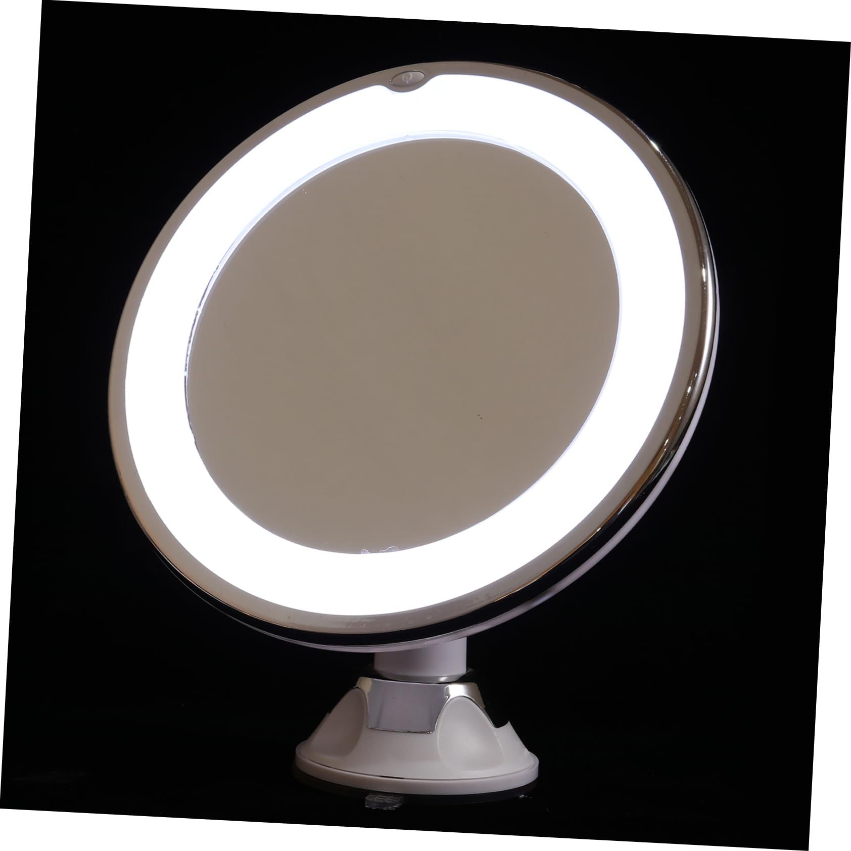 Miroir de maquillage grossissant 10x pour corriger les défauts d'éclairage en salle de bain