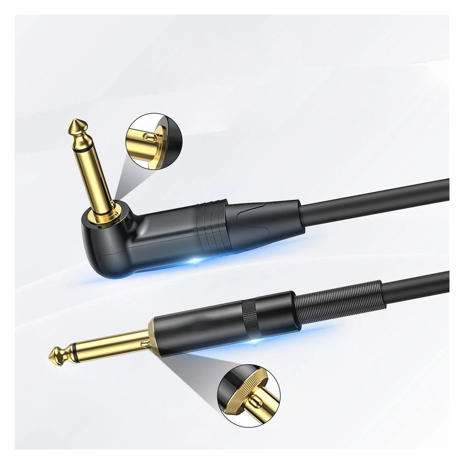 Kabel audio do gitary Nadaje się do kabli połączeniowych do instrumentów muzycznych gitar i basów(6M)