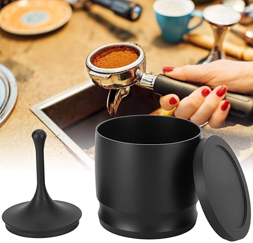 Miniatura 2 de Fdit Acero inoxidable Café Dosificación Anillos Prensa 2.283 in Selector de Polvo Molinillo Accesorio