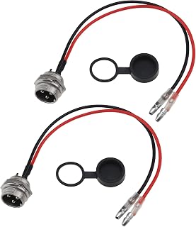 SING F LTD 2PCS Electric Scooter Charging Port Power Cable Scooter Charging Interface Plug Power Cord Compatible with Kugoo M4 Electric Scooter Accessory