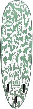 Softech Bomber Surfboard Smoke Green/White, 6ft 4in
