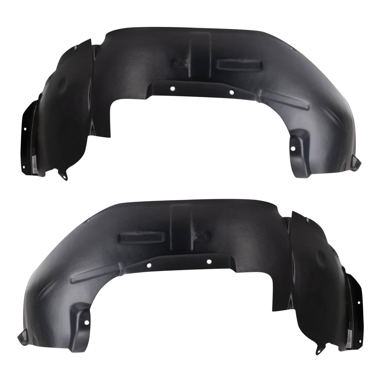 TRQ Front Inner Fender Liner Set | For 2007-2012 Dodge Caliber CH1250131 CH1251131