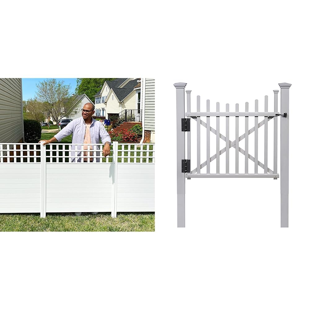Amazon.com : Zippity Outdoor Products ZP19060 Keswick No-Dig Vinyl