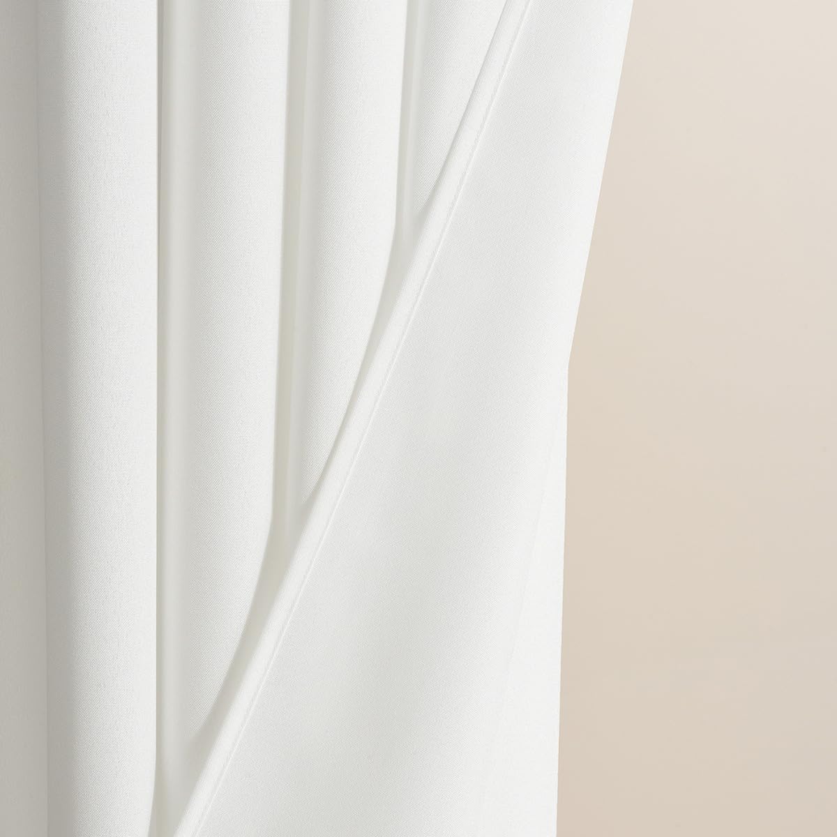 ROOM99 Tenda da esterno con passanti, 155 x 200 cm di larghezza x altezza, per esterni, impermeabile, protezione solare, da giardino, antivento, ecru