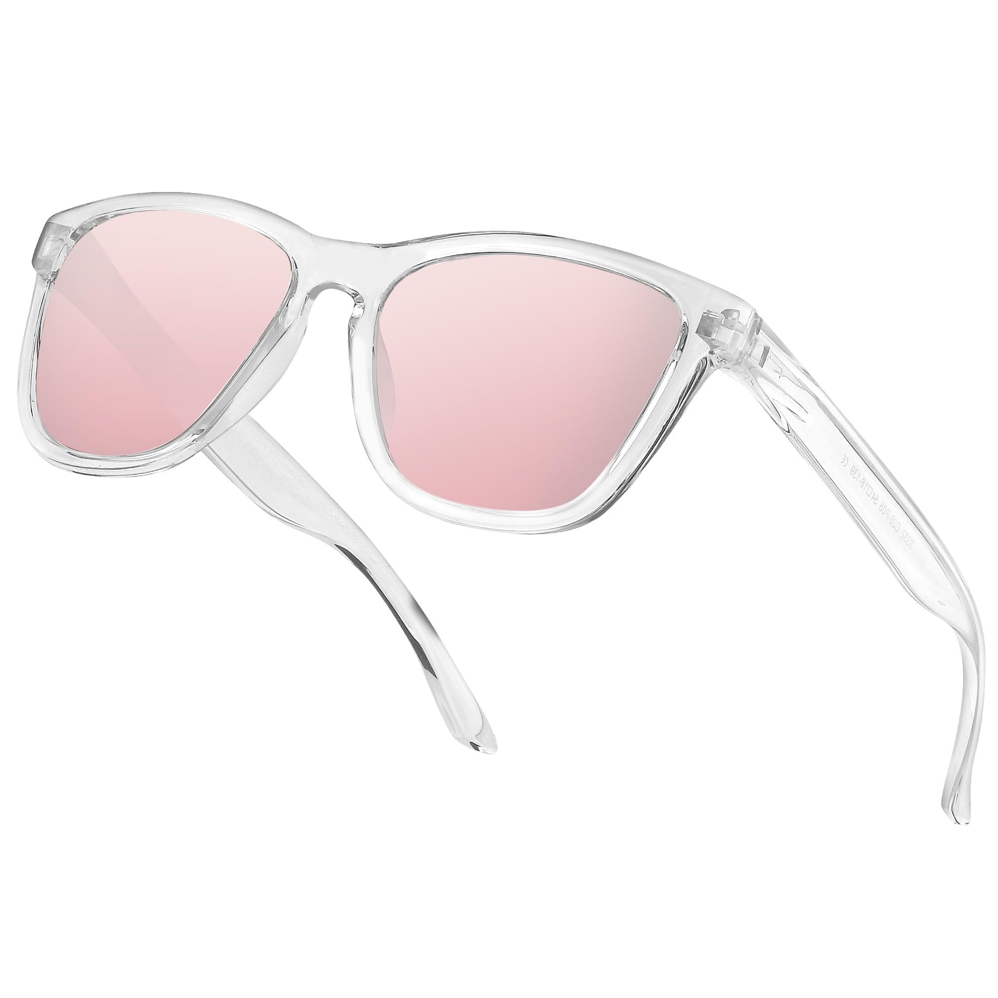 OJIRRU Sonnenbrille Damen Polarisiert - Vintage Sonnenbrillen mit UV400 Schutz Rechteckig Klassische Sonne Brille für Frauen