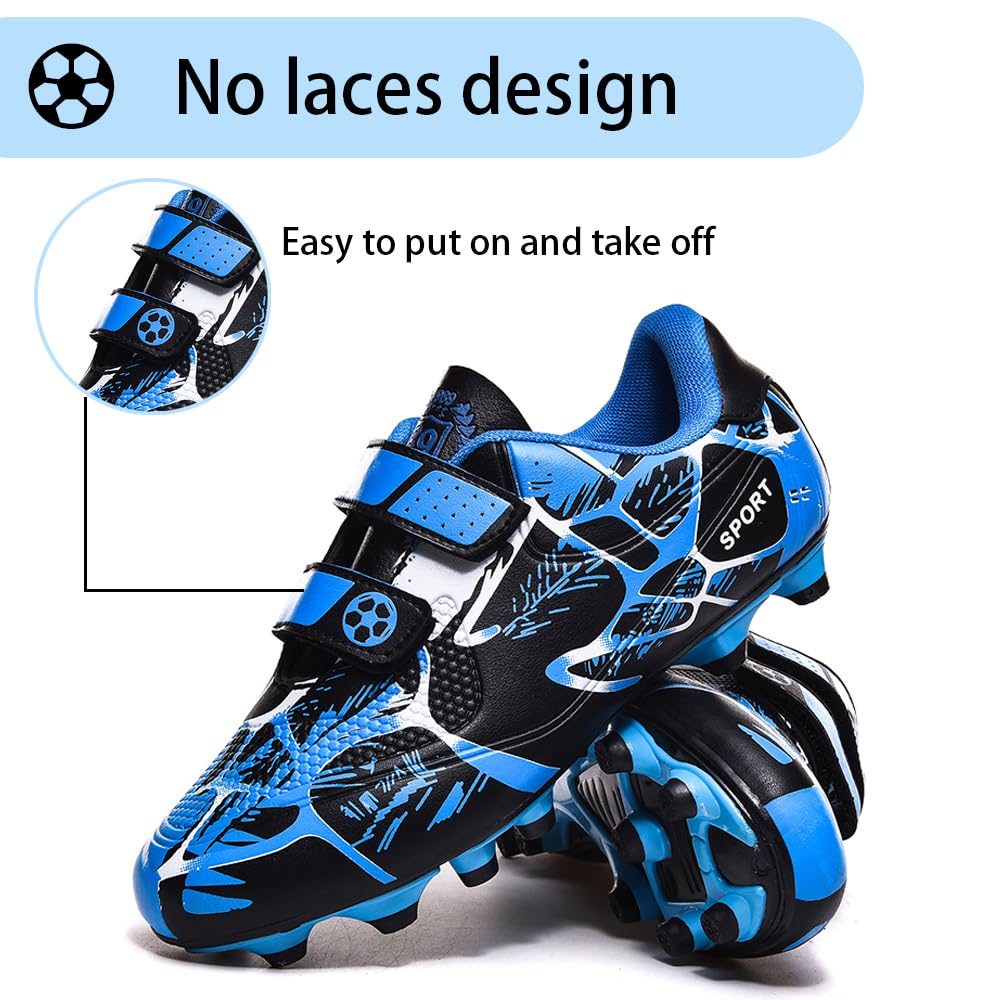 Scarpe da Calcio Ragazzi Ragazze Scarpe da Calcio Bambini Scarpe da Allenamento Basse Antiscivolo da Calcio Unisex 28-37