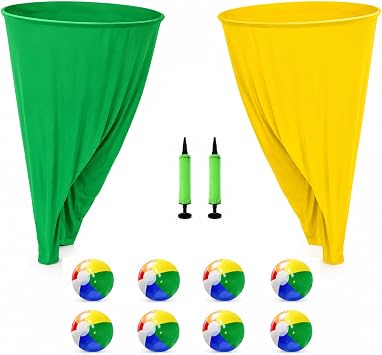 Ideal Swan Granny Pants Yard Game, Outdoor Toss Game Set with 8 Bouncy Ball