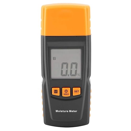 Fydun Medidor de madera digital de humedad GM605 Pantalla LCD Probador portátil Detector de medición 0% HR 100% RH Temperatura -30 -70