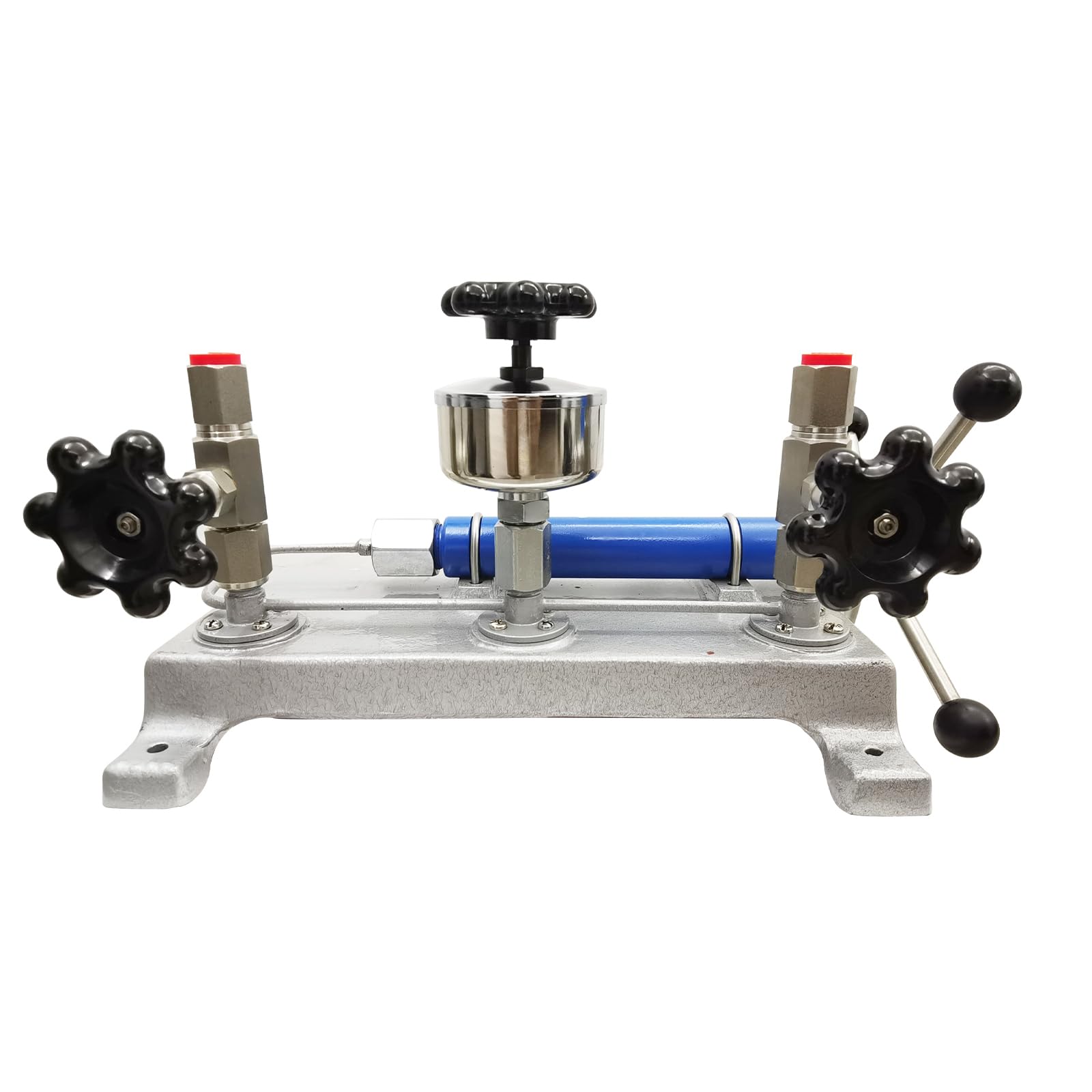 LGXEnzhuo Hydraulic Pressure Calibrator Vacuum Force Pump Calibrator Manual Pressure Gauge Tester for Lab/Factories/Colleges 0-6Mpa