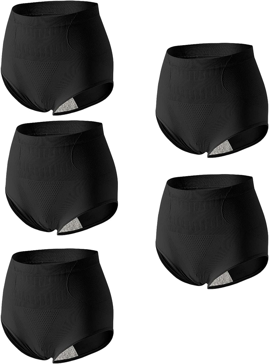 Tummy Control Panties No Show,Cotton High Waist Underwear for Women