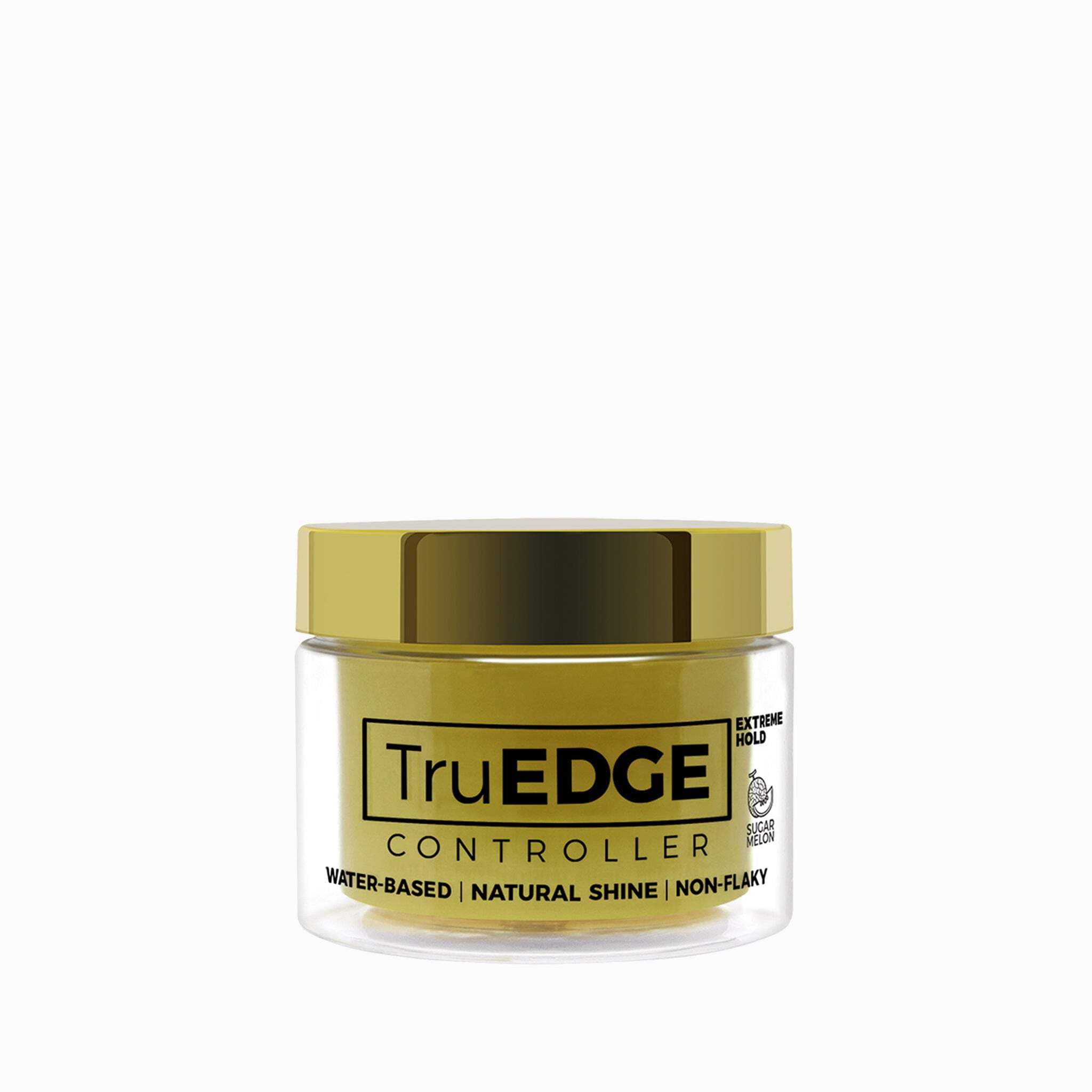 TruEDGE Controller Extreme Hold Water-Based Pomade - Ntaural Shine & Non-Flaky Scented Edge Control - Perfect for Hair-Braiding (Sugar Melon)