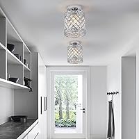 Vista 5 de Create For Life® Lámpara de Techo Empotrada de Cristal de Decoración Moderna de Estilo Mini Araña de Cristal Lámpara de Techo para Pasillo, Bar