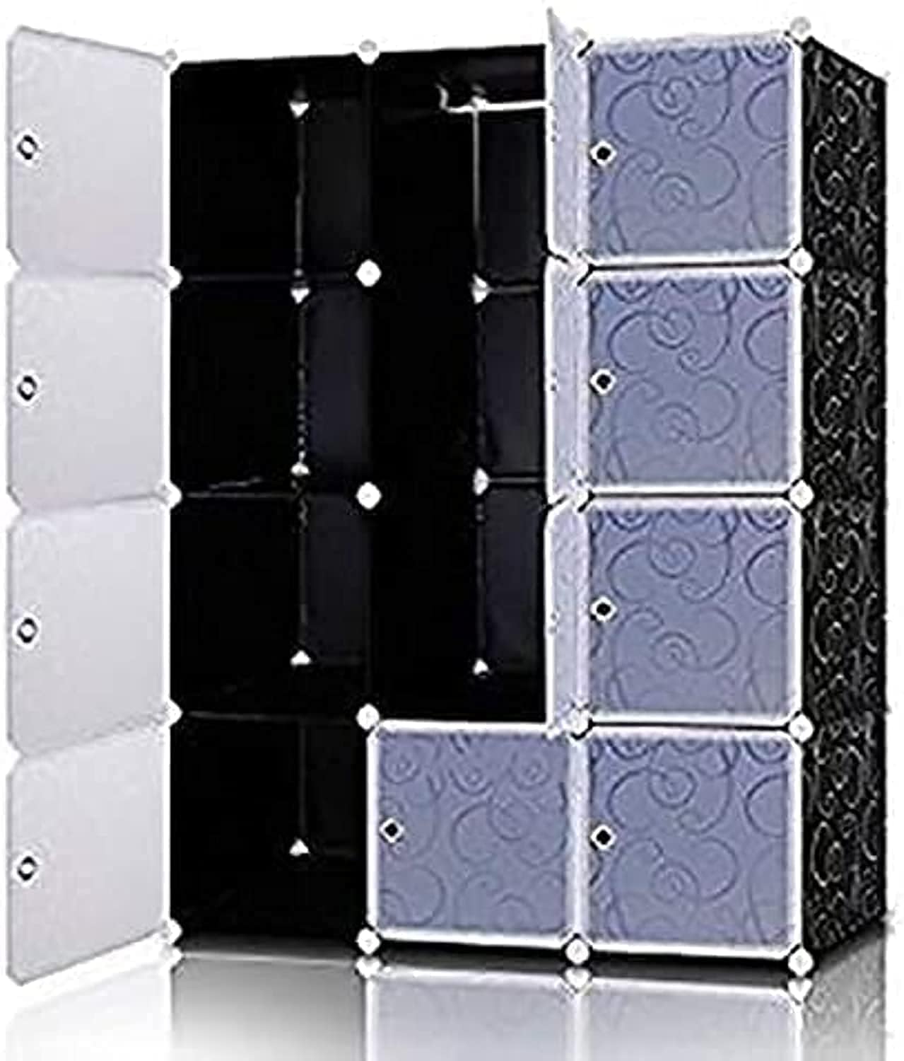 Yameem 12 Cube Storage Cupboard Wardrobe, Wardrobe Storage Cube