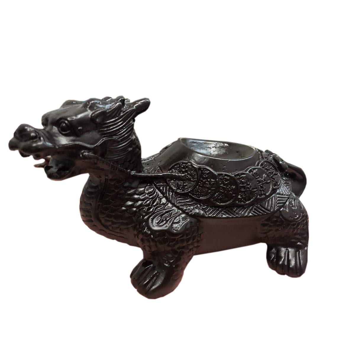 Resin Carving Crystal Ball Base with 5CM Ball Set Crystal Ball Display Stand Home Decoration (Only Stand)