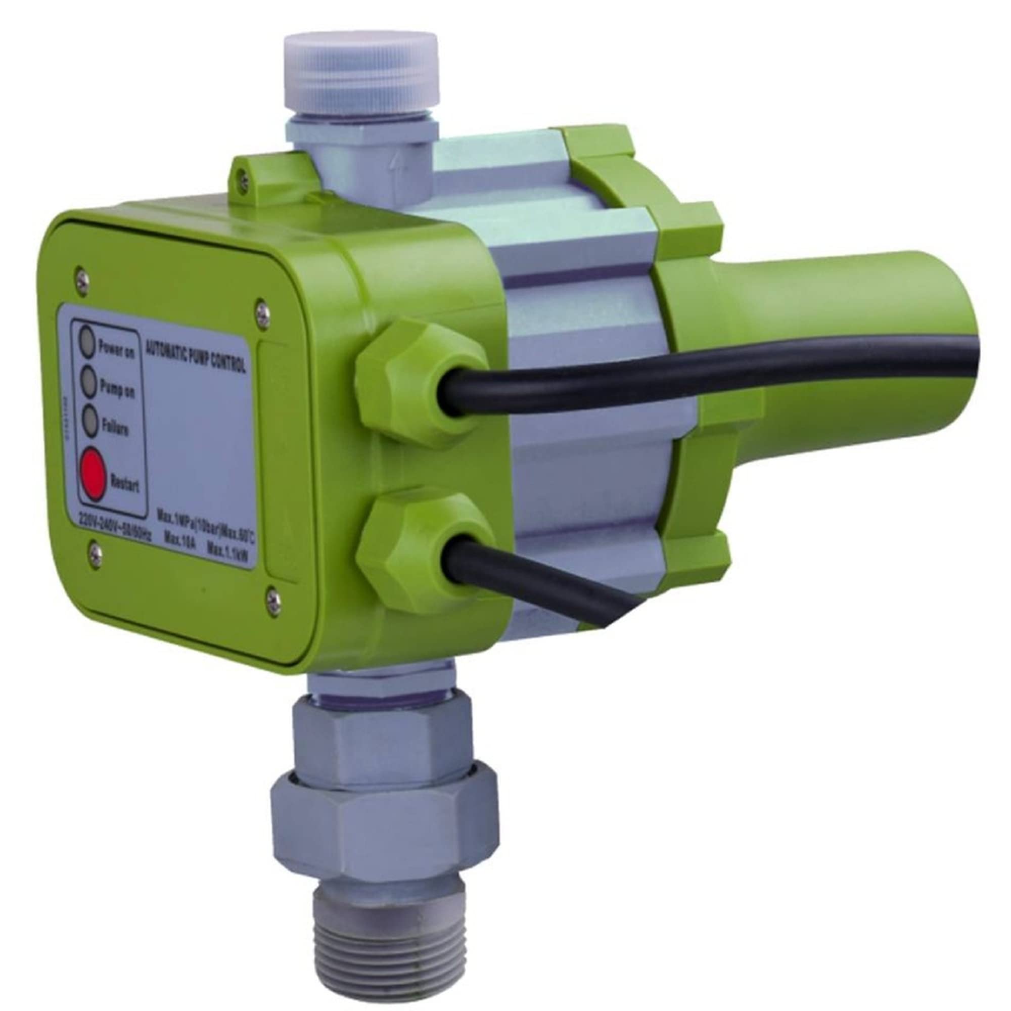 BONERVA | Presostato electrónico para Bombas de Superficie Controlador de presión para Bombas de Agua de Superficie