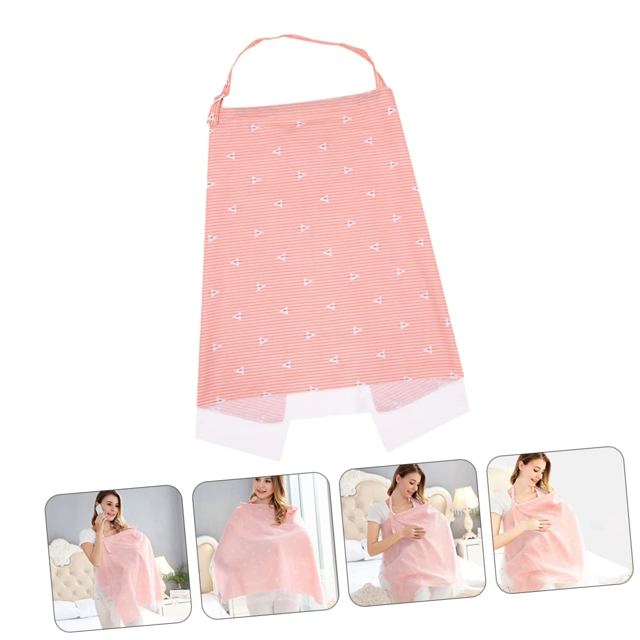 KOMBIUDA Breastfeeding Supplies Nursing Cover Hooter Hider Nursing Cover Cotton