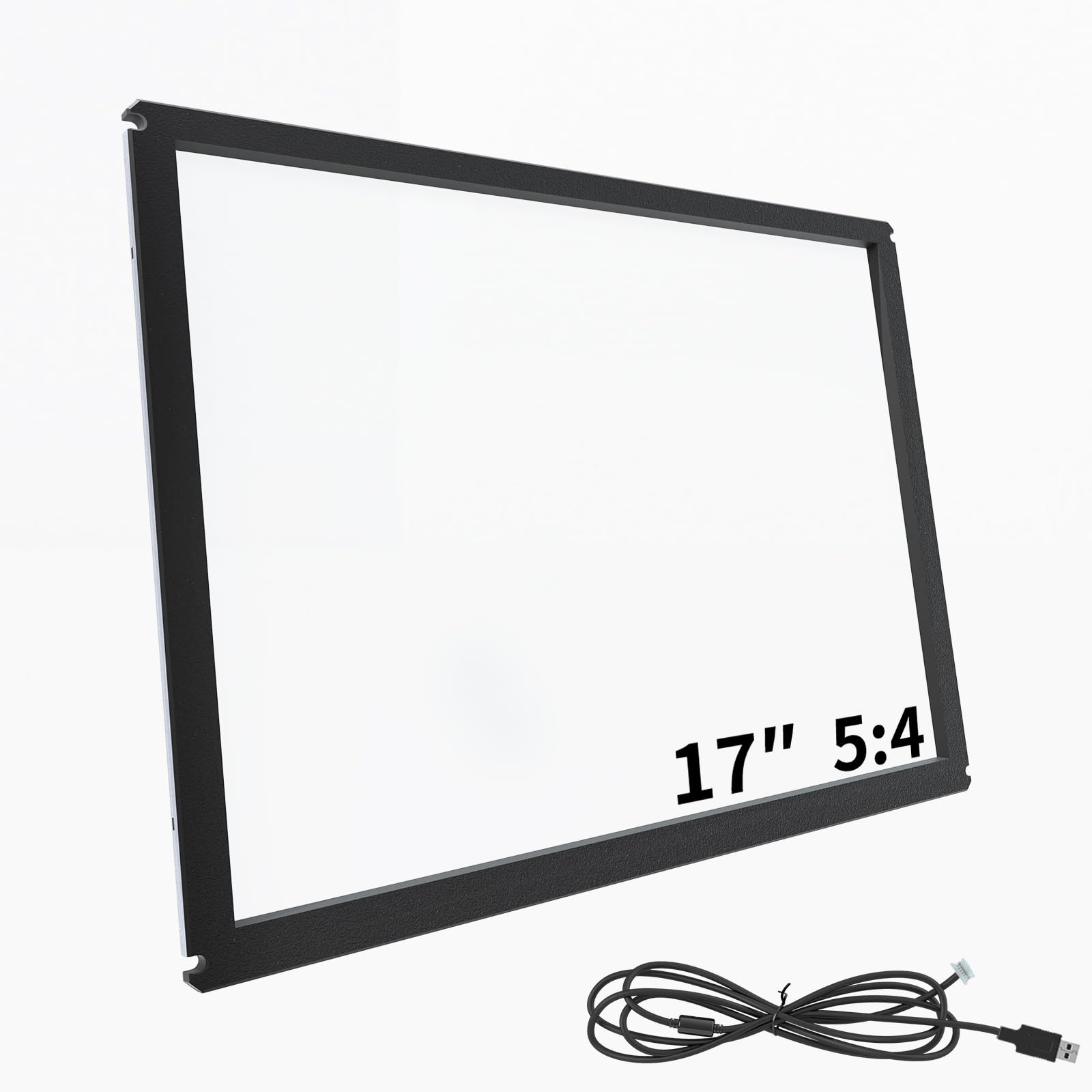 17 Inch Infrared Touch Screen, 10 Points Touch Screen Overlay Panel, USB Interface Free Driver, Infrared Touch for Outdoor Navigation, Digital Signage, Industrial Monitor