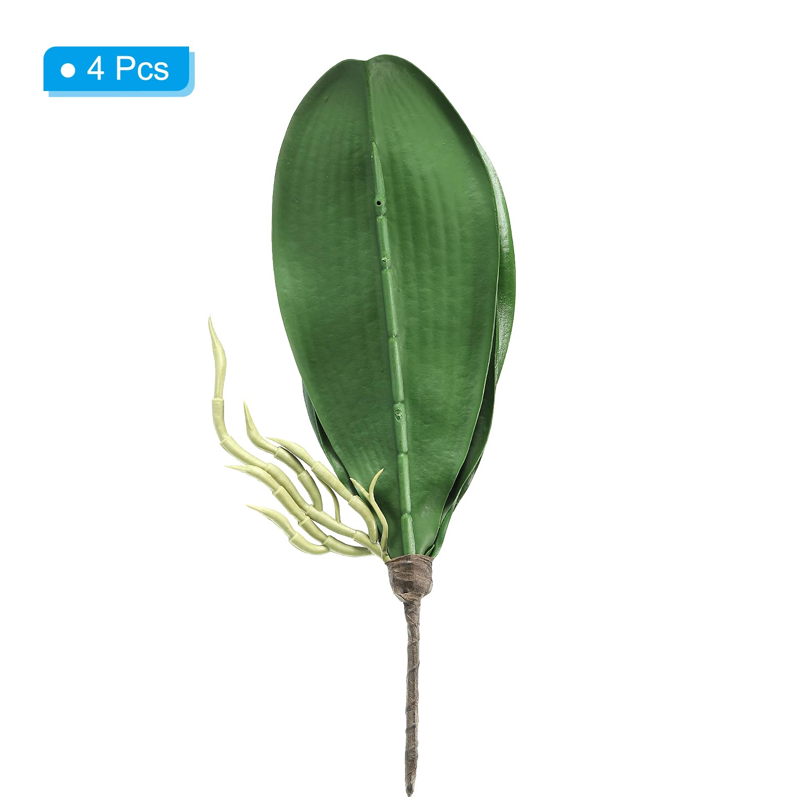PATIKIL Faux Orchid Leaves 3.3 Inch - Image 3