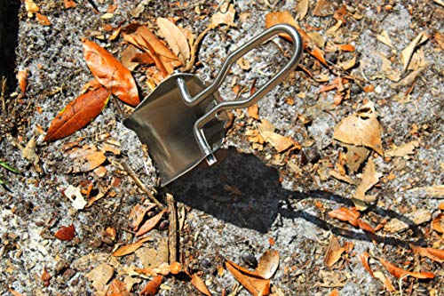 Pala plegable UST U-Dig-It de acero inoxidable miniatura 7