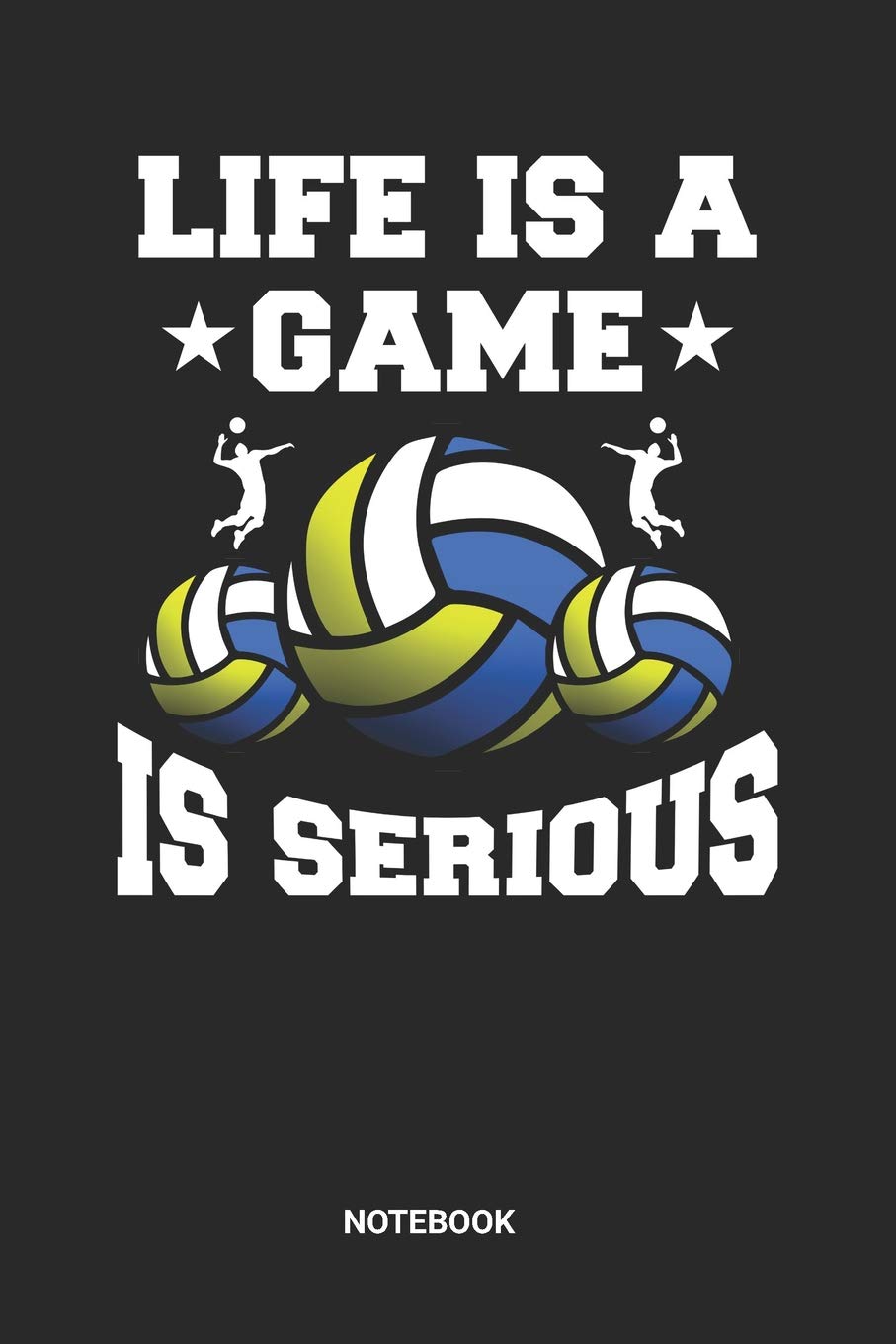 Notebook: Dotted Lined Volleyball Notebook (6x9 inches) ideal as a summer beachvolleyball Journal. Perfect as a Coaching Book for all V-Ball Lover. Great gift for Men and Women