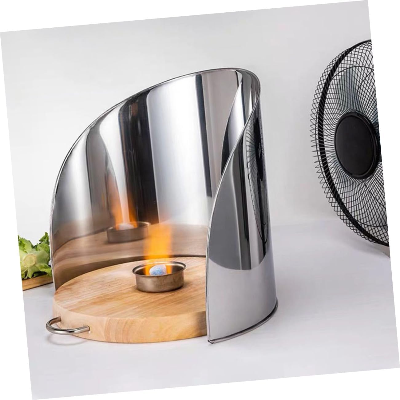Alipis Stainless Steel Cutting Board Enclosure Guard Countertop Splash Shield over Sink