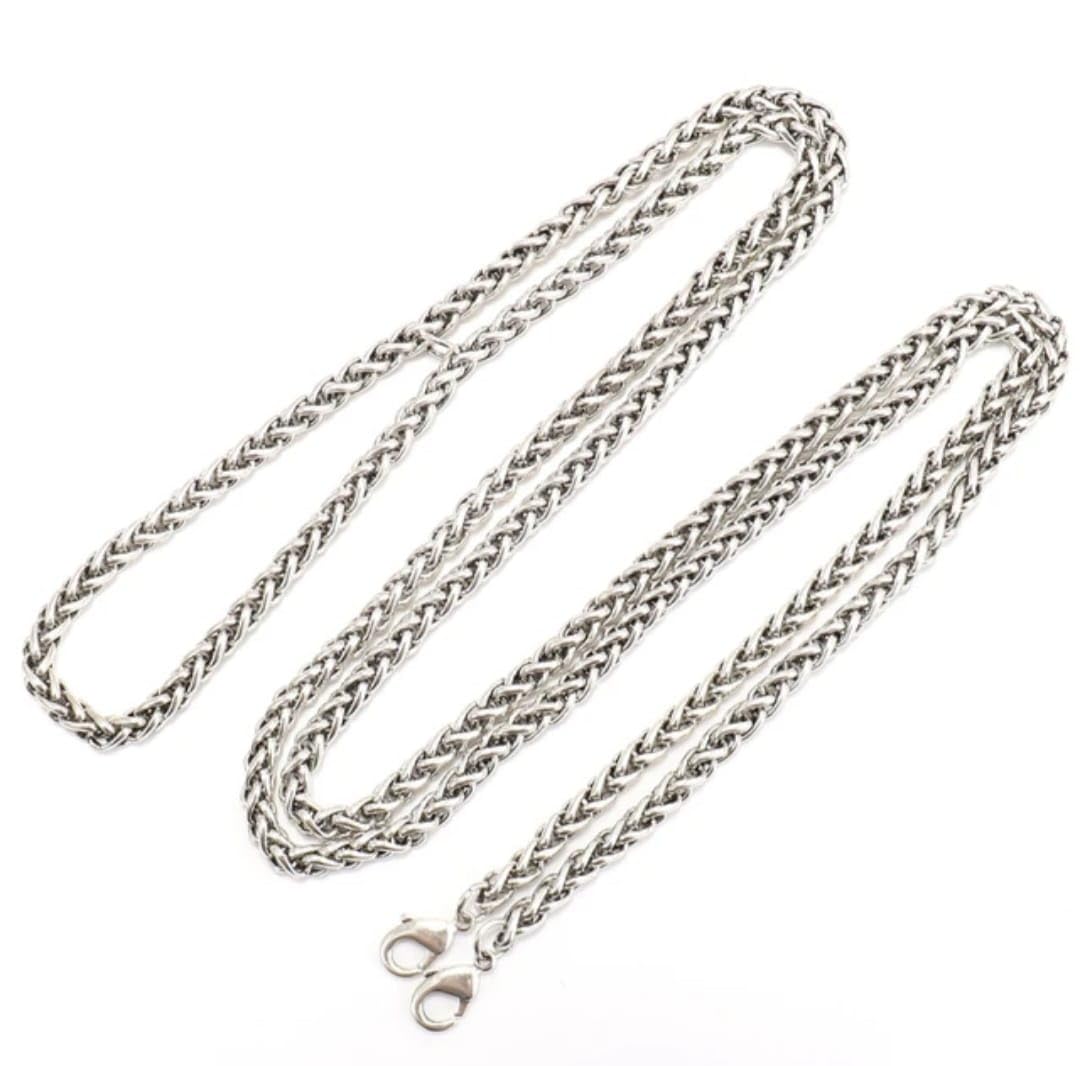 Stylish Braided Bag Chain Strap for Handbags Available in Black, Gold, and Silver Durable and Adjustable Length with Secure Lobster Clasp for Easy Attachment-image-44