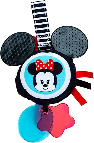 KIDS PREFERRED Disney Baby Minnie Mouse 81247 - Juguete de actividades de alto contraste en blanco y negro