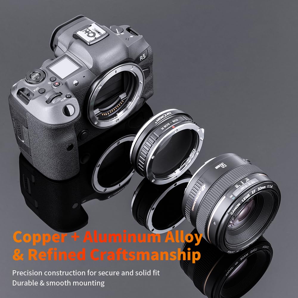 Canon - canon EF-EOS R マウントアダプター　RF EF to EOS R Adapter - K&F Concept