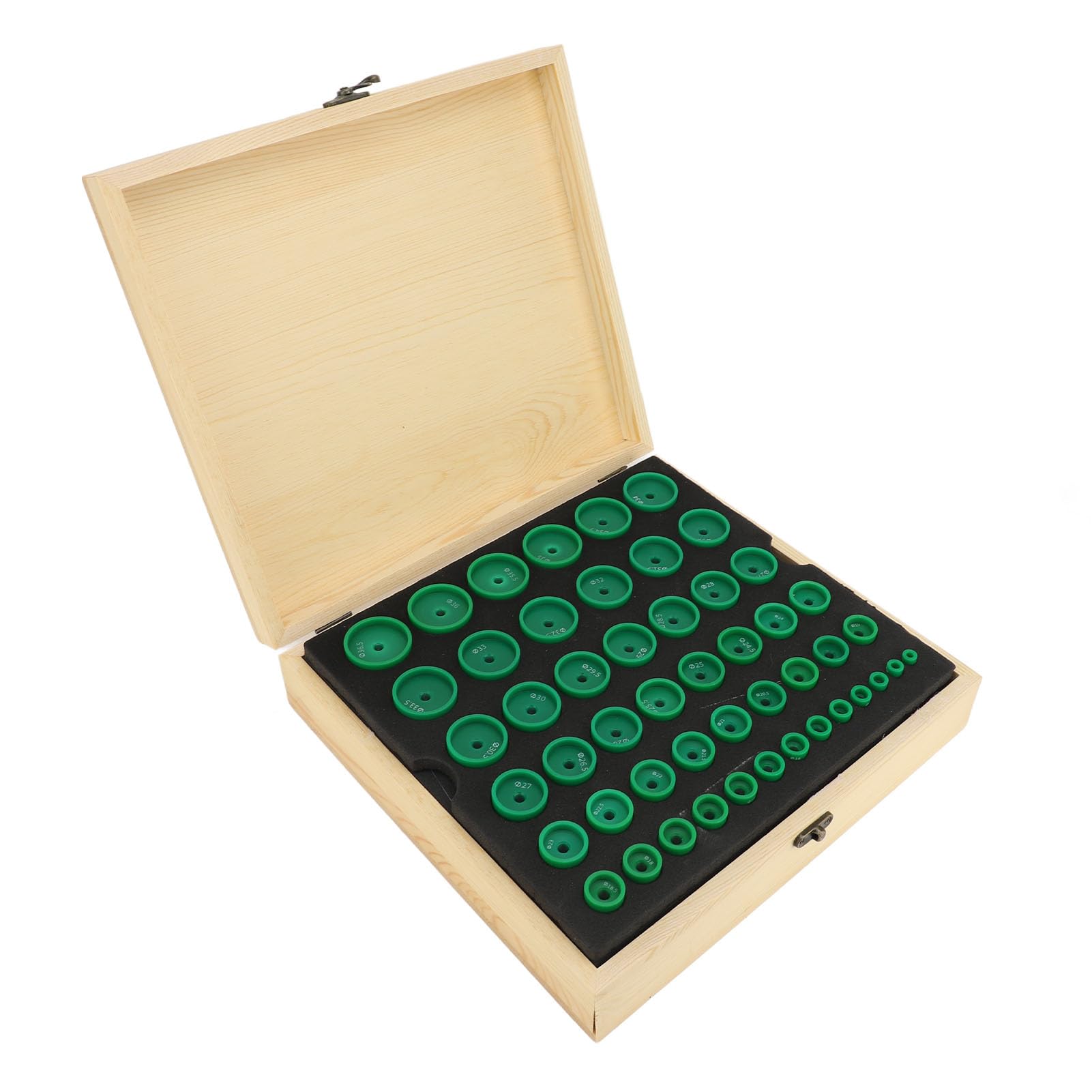 Kit di Presse per Orologi da 68 Pezzi per Laboratorio di Orologiai con Materiale POM, Funzionamento Semplice, Gamma di Dimensioni Diverse per Riparazioni di Orologi e Uso