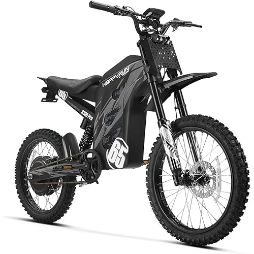 G300 Pro Electric Dirt Bike for Adults, 72V 30Ah Battery, 6500W Motor, 50 MPH Speed, 70 Mile Range, 350 Lbs Load Capacity, Hydraulic Brakes