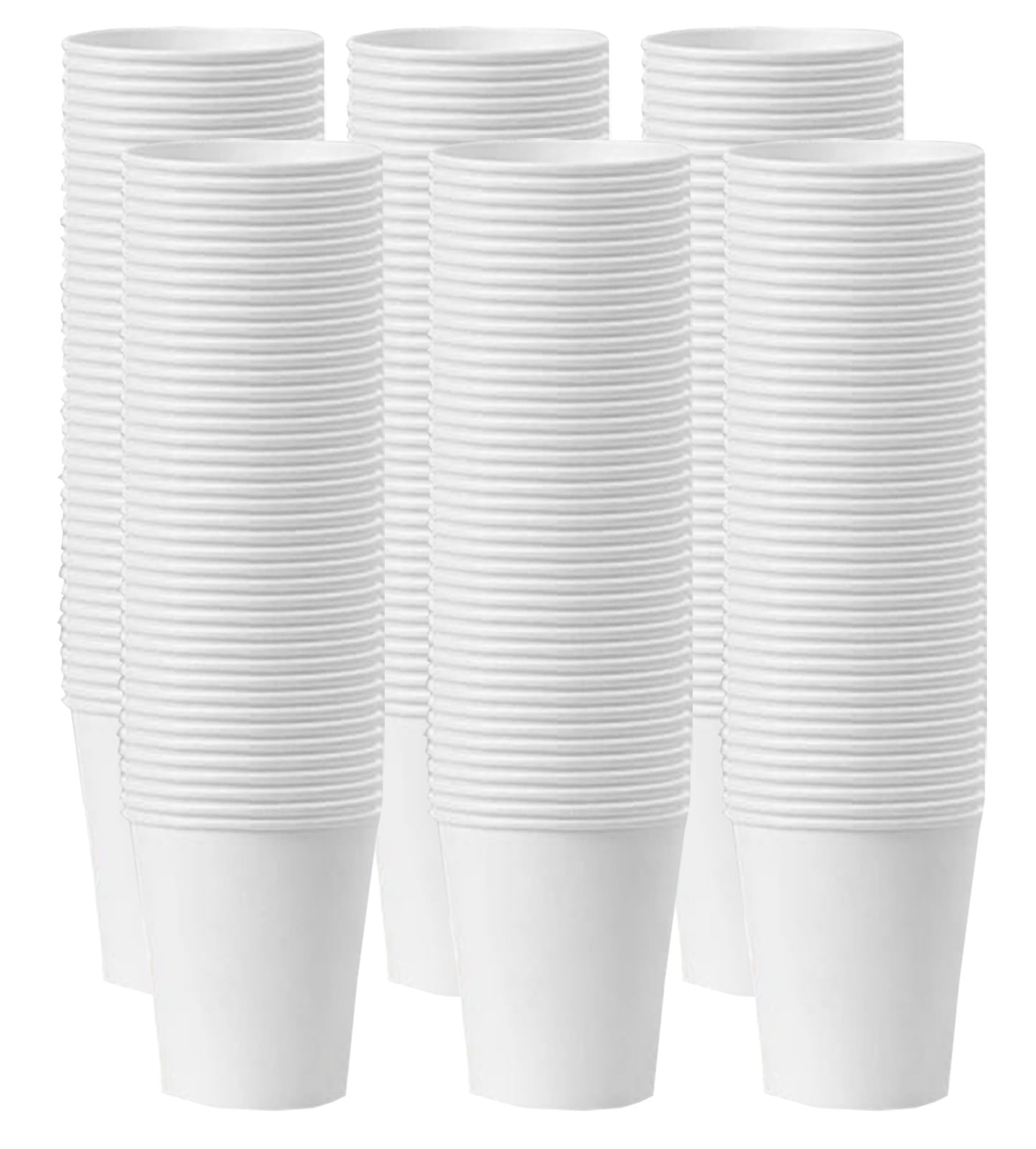 Vaso De Cartón 7oz 200 Ml Pack 300 Unidades Vasos Desechables Resistentes | Para Café Bebidas Calientes, Oficina Hostelería Eventos Catering, Uso Profesional, Take Away(280mL-8oz,300 Cups)