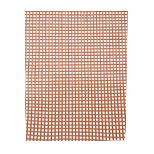 Darice #7 Mesh Plastic Canvas Brown 10.5 x 13.5 (12-Pack) 33900-8