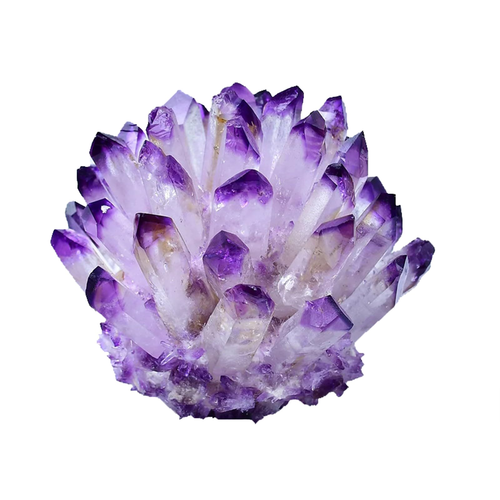 Hhhxkkuo Natural Amethyst Crystal Cluster – Raw Purple Geode Specimen for Healing Reiki Meditation Home Office Decor,200~300g