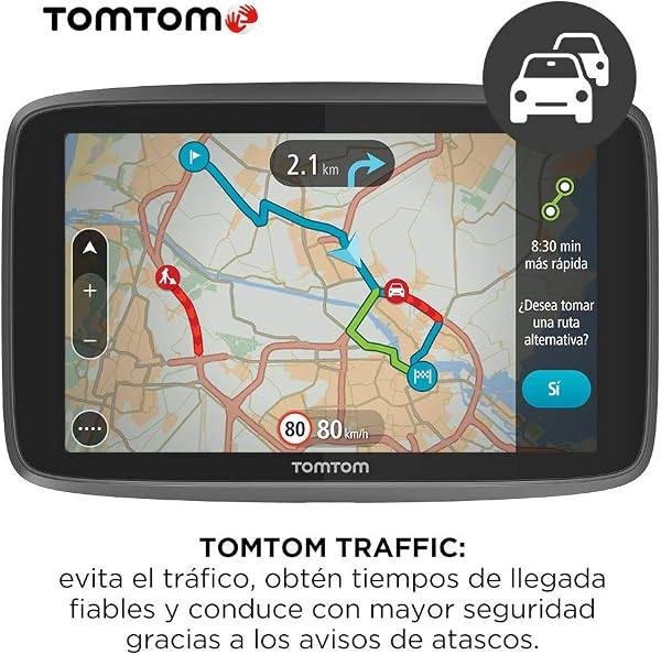 TomTom GO Professional 620, Navegación Profesional para Vehículos Grandes, TomTom Traffic a Través de Smartphone, 6 pulgadas, Negro/Gris - 3