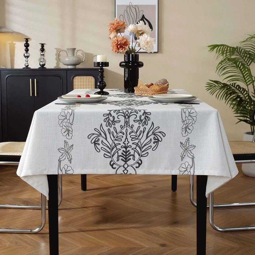【未使用】 テーブルクロス 140cmx230cm Amazon｜Foxace テーブルクロス おしゃれ ヴィンテージ マルチクロス