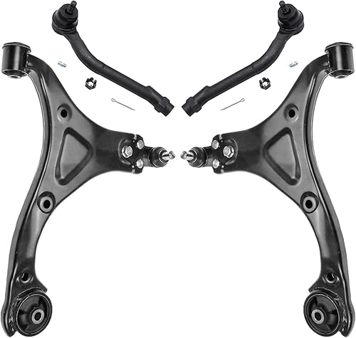 Miniatura 104 de Detroit Axle - Kit de brazos de control delanteros de 4 piezas para Nissan Cube 2009-2014, Nissan Versa 2007-2012 2 brazos de control inferiores con