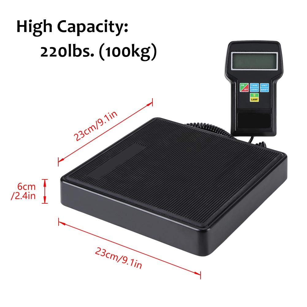 Package scale, refrigerant scale, electronic refrigerant, refrigerant scale, 100 kg, electronic refrigerant loading scale with case for air Package scale, refrigerant scale, electronic refrigerant, refrigerant scale, 100 kg, electronic refrigerant loading scale with case for air