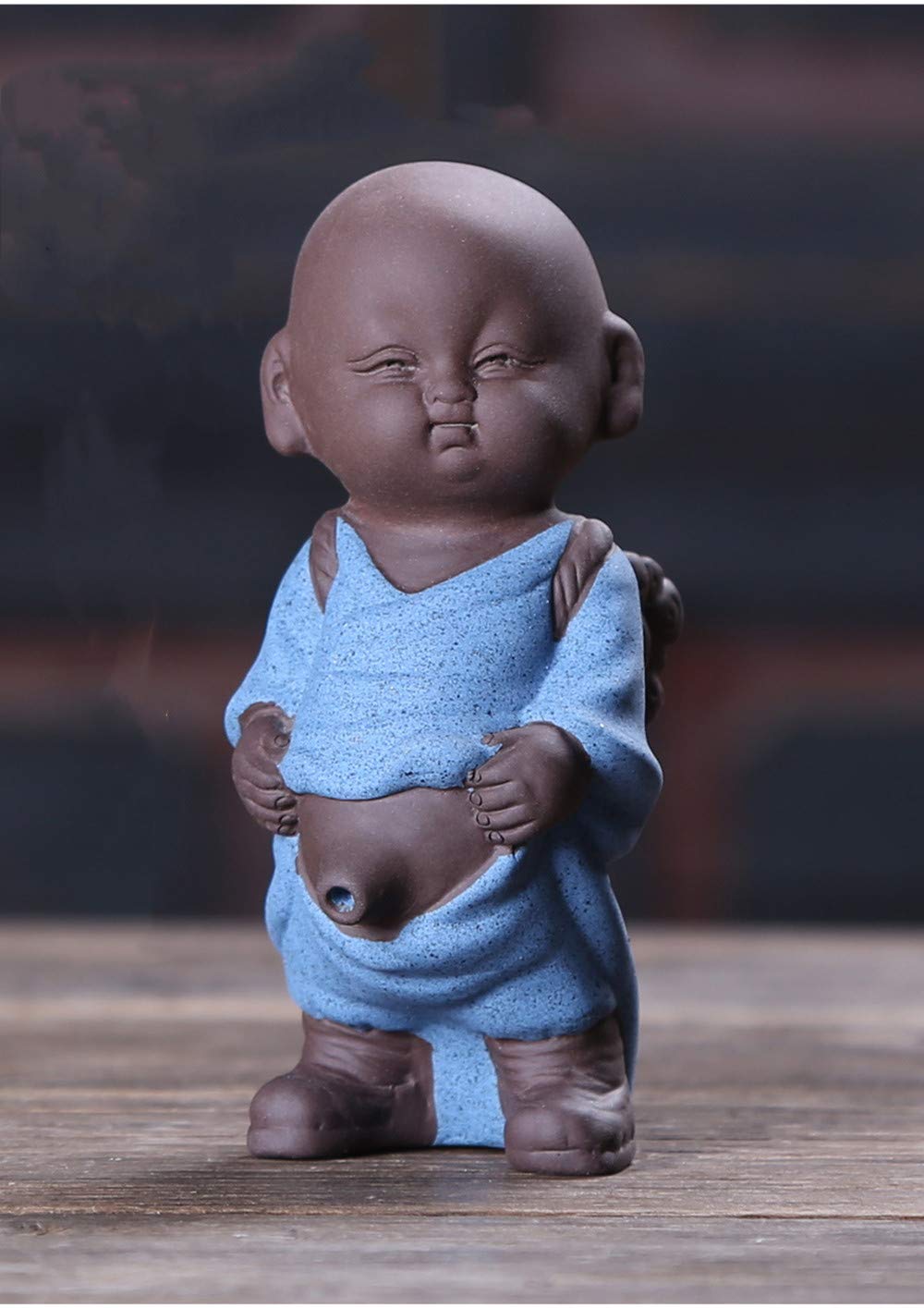 Real Yixing Zisha Tea Pet Monk Pee Doll China Creative Tea Play - Foto 2