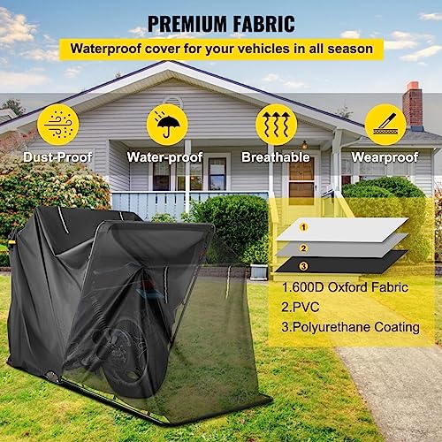 Abri de moto étanche et robuste : couverture haut de gamme pour garage