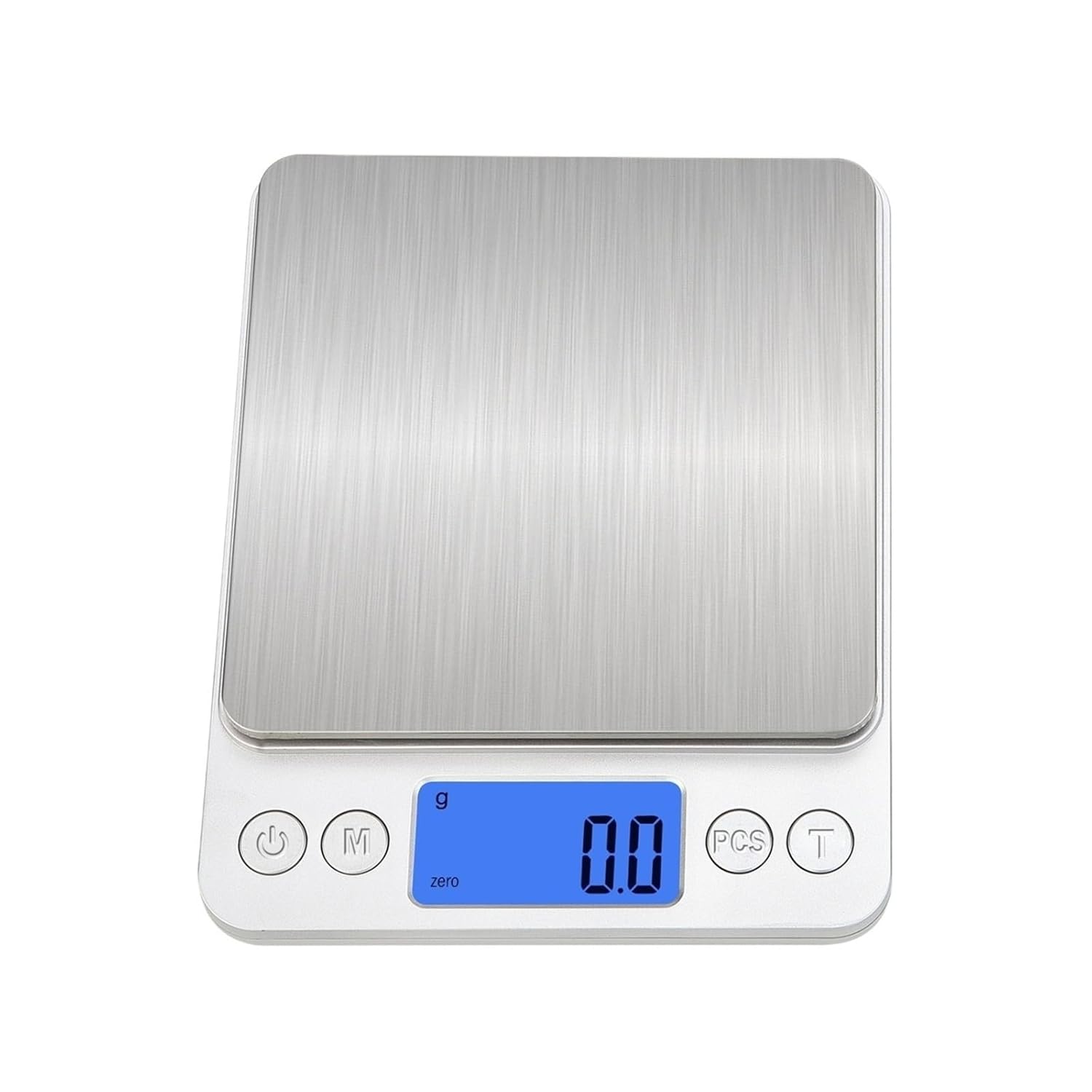 Stainless Steel Kitchen Scales - Food Balance with Easy Tare and HD Backlit Screen