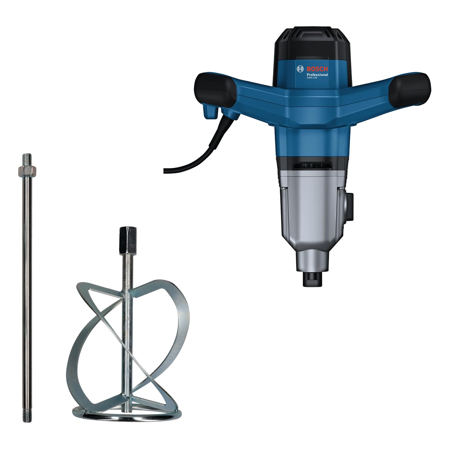 Bosch Professional malaxeur GRW 140 (puissance 1 400 W, 2 vitesses, avec fonction démarrage progressif)