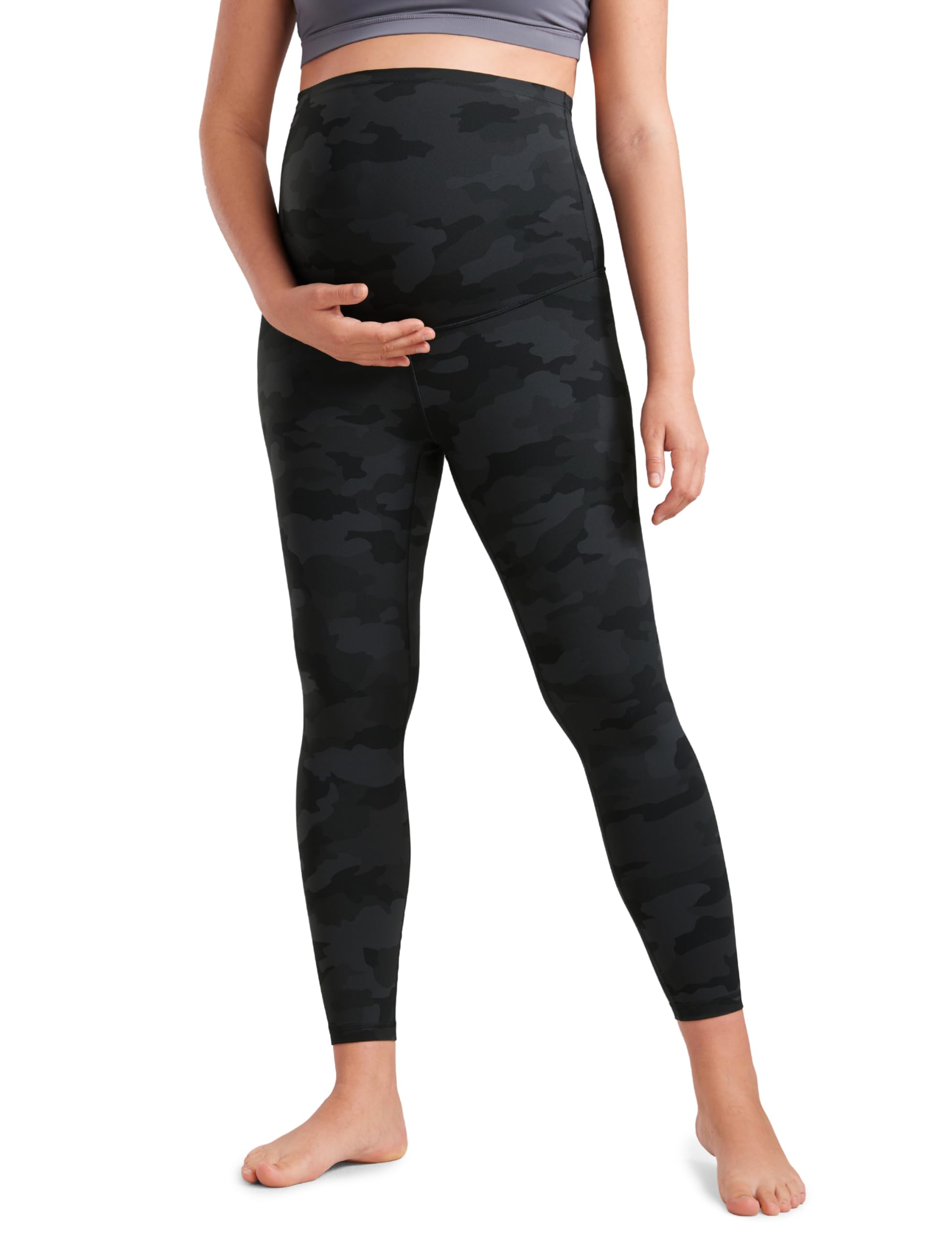 CRZ YOGA Women's Butterluxe 25" Maternity Leggings - Over Bump Workout Leggings Pregnancy Soft Belly Support Yoga Pants — view 12