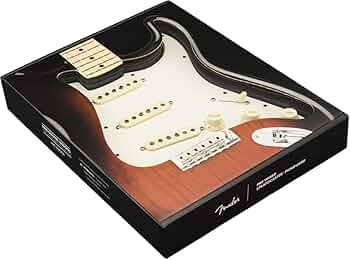 Fender Stratocaster Pre-Wired SSSピックガード Amazon.com: Fender Pre-Wired Strat Pickguard, Vintage