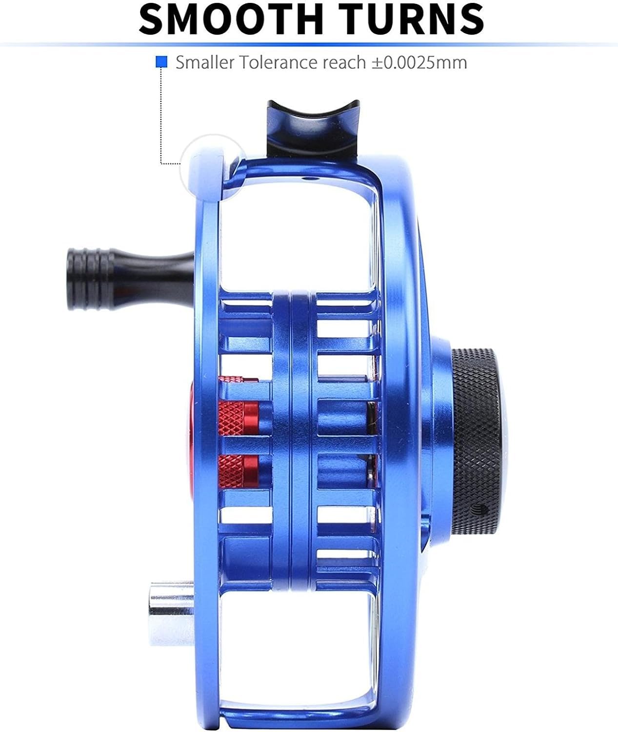 Mulinello da Pesca a Mosca, Mulinello da Mosca Maxcatch Avid Series in Alluminio Lavorato a CNC con Pesi Multipli(9/10wt)