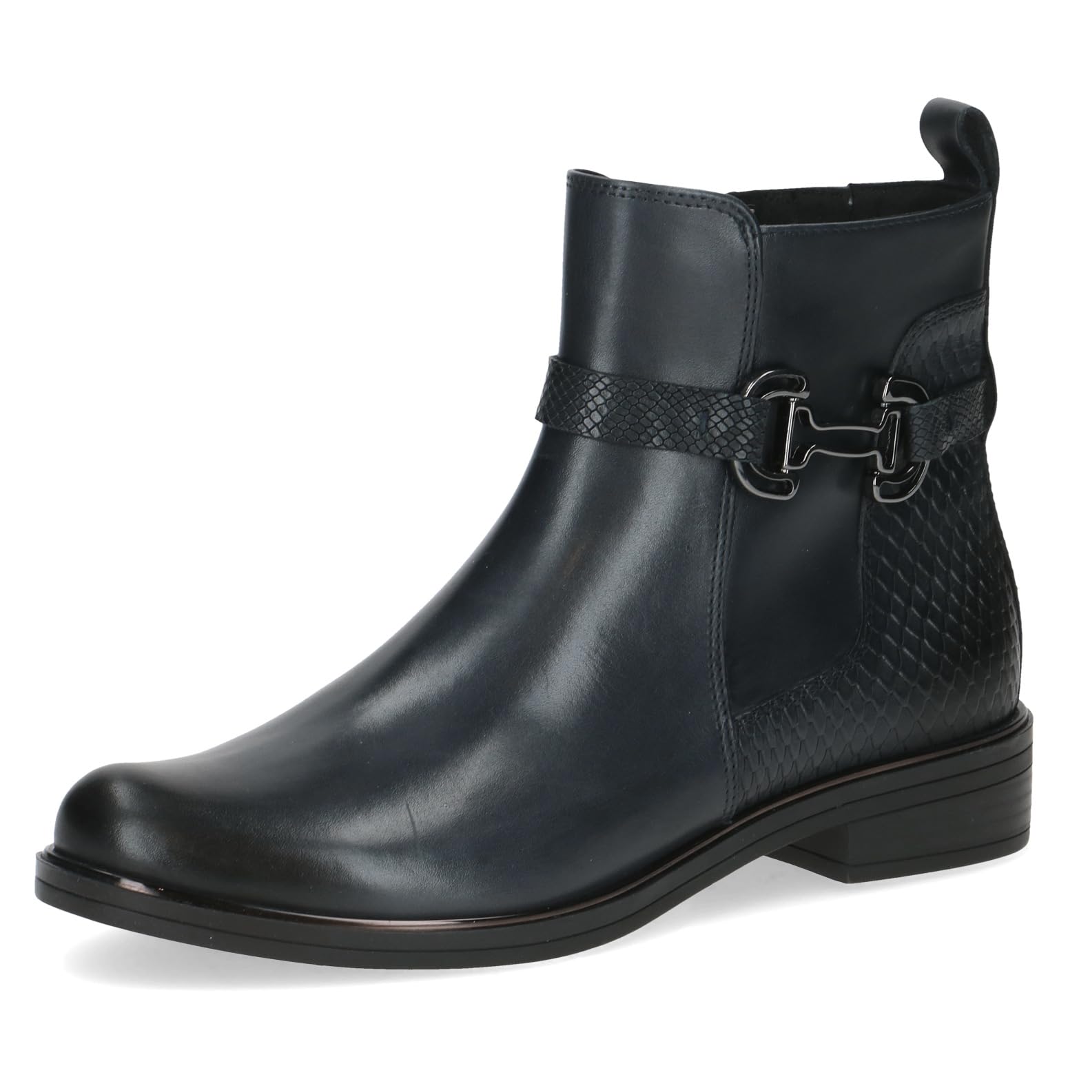 CAPRICE Damen Stiefeletten aus Leder mit Zierschnalle